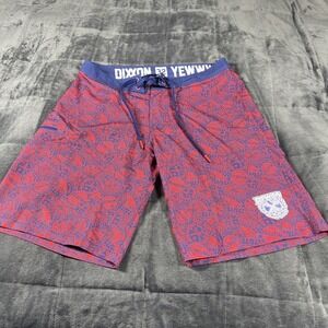 Dixxon Flannel Company Board Short Swim Trunks Stay Wild All Over Print Men's 32
